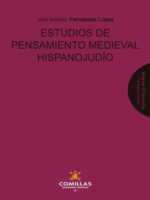 cover image of Estudios de pensamiento medieval hispanojudío